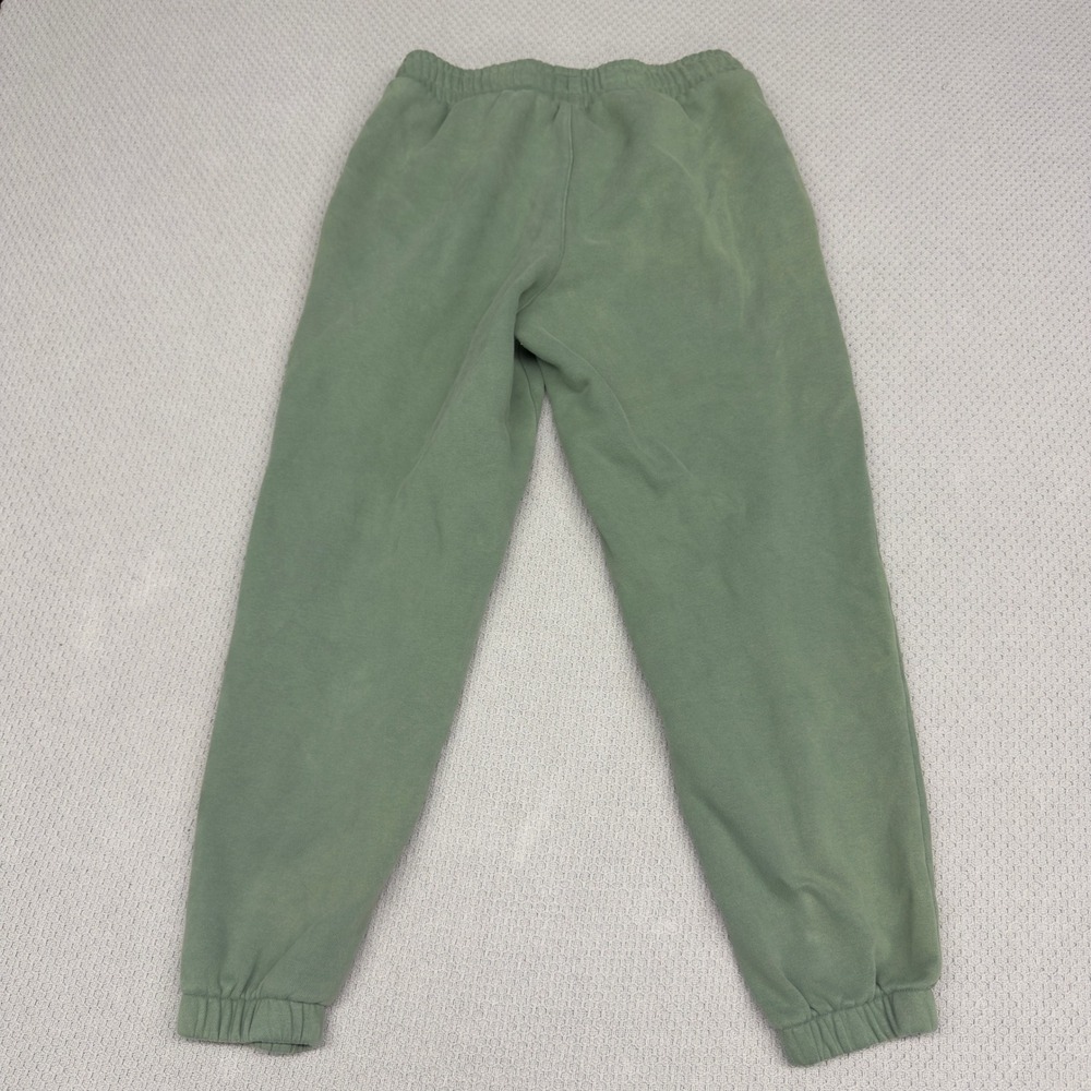 Puma Joggers Womens Small Teal Fleece Sweatpants Drawstring Cozy Relaxed Casual - Picture 2 of 9